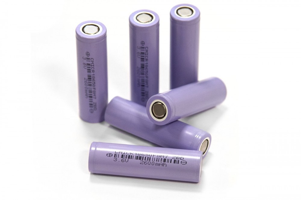 Аккумулятор CMICR 18650 F8M7 2600mA 3,6V 15-25 mОм 6 шт фотография Аккумулятор CMICR 18650 F8M7 2600mA 3,6V 15-25 mОм 6 шт - фото