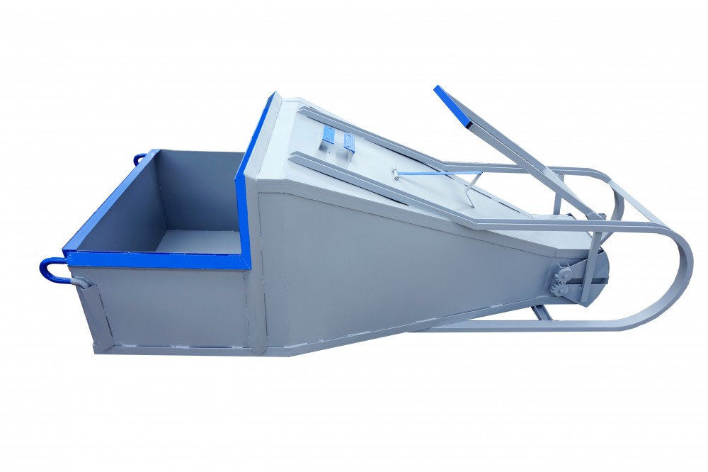 Бадья для бетона «Туфелька» 1,0 с одночелюстным затвором и рычажным приводом фотография Бадья для бетона «Туфелька» 1,0 с одночелюстным затвором и рычажным приводом - фото