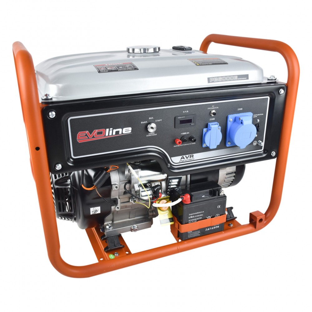 Генератор бензиновый EVOline PB 6000 E (Zongshen) фотография Генератор бензиновый EVOline PB 6000 E (Zongshen) - фото