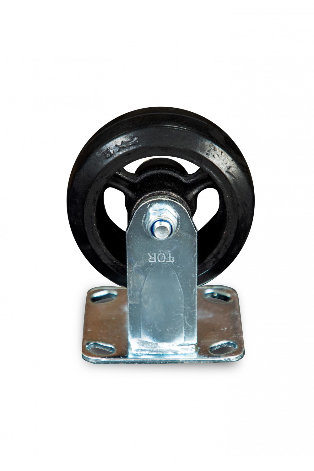 Колесо большегрузное неповоротное FCd 54 125 мм обрезиненное (N) фотография Колесо большегрузное неповоротное FCd 54 125 мм обрезиненное (N) - фото