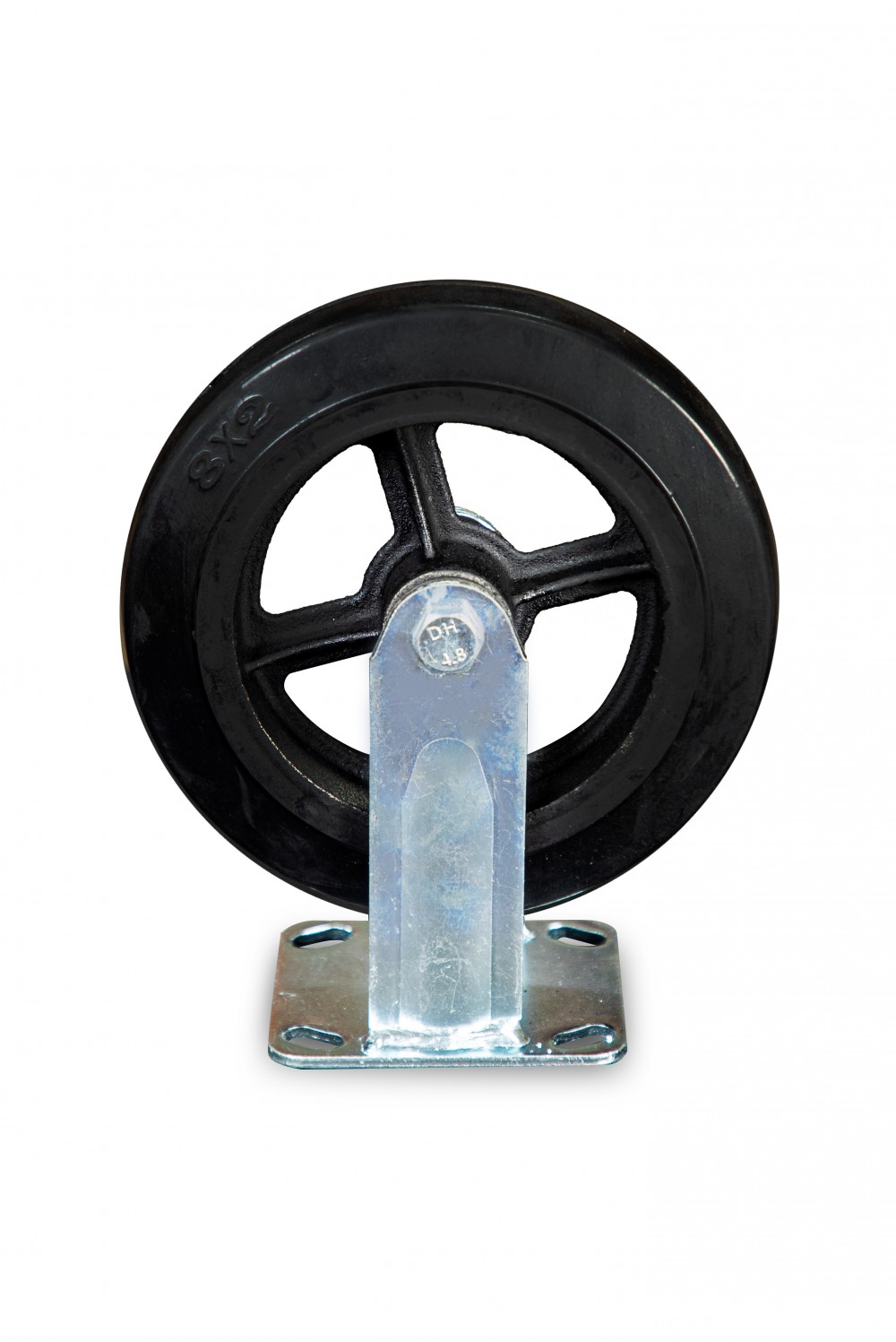 Колесо большегрузное неповоротное FCd 80 200 мм обрезиненное (N) фотография Колесо большегрузное неповоротное FCd 80 200 мм обрезиненное (N) - фото