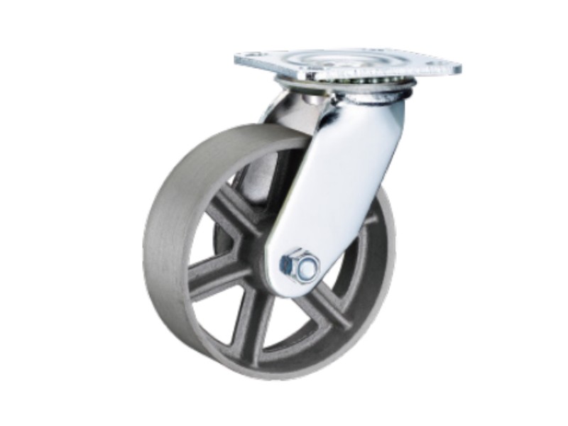 Колесо большегрузное поворотное SCS 42 100 мм чугунное (F) фотография Колесо большегрузное поворотное SCS 42 100 мм чугунное (F) - фото