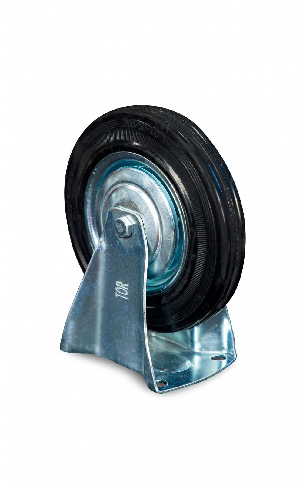 Колесо неповоротное резина FC 80 200 мм (N) фотография Колесо неповоротное резина FC 80 200 мм (N) - фото