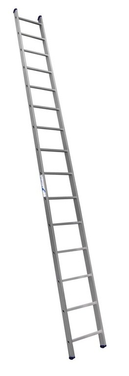 Лестница приставная алюминиевая 1*16 фотография Лестница приставная алюминиевая 1*16 - фото
