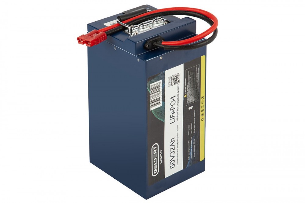 Литиевый тяговый аккумулятор Gelbert LiFePO4 (60V/32Ah/50A/1,920Wh) BT/Display фотография Литиевый тяговый аккумулятор Gelbert LiFePO4 (60V/32Ah/50A/1,920Wh) BT/Display - фото
