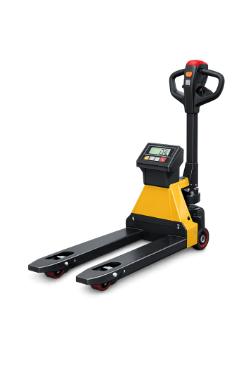 Тележки гидравлические с весами - фото