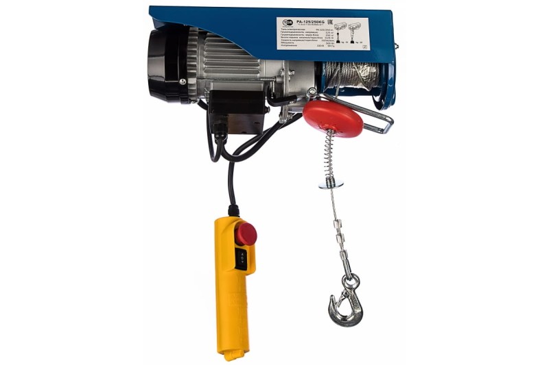 С ТЕЛЕЖКОЙ таль электрическая TOR PA 500/1000 кг 30/15 м (серия T) фотография С ТЕЛЕЖКОЙ таль электрическая TOR PA 500/1000 кг 30/15 м (серия T) - фото