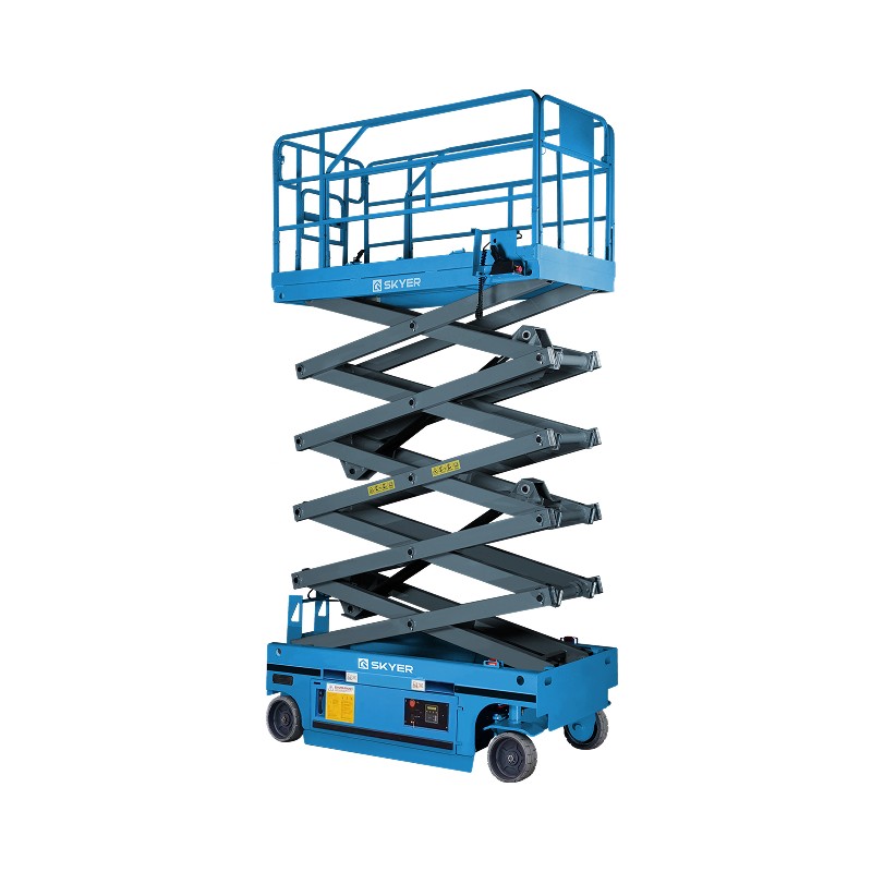 Самоходный ножничный подъемник с выдвижной платформой SKYER PL1435-LiM2 фотография Самоходный ножничный подъемник с выдвижной платформой SKYER PL1435-LiM2 - фото