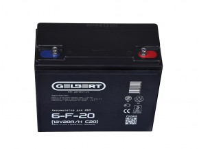 Аккумулятор для ИБП Gelbert 6-F-20 (12V20A/H C20) в Екатеринбурге - avtopogruzchiki.com