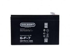 Аккумулятор для ИБП Gelbert 6-F-7 (12V7A/H C20) в Екатеринбурге - avtopogruzchiki.com