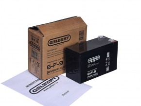 Аккумулятор для ИБП Gelbert 6-F-9 (12V9A/H C20) в Екатеринбурге - avtopogruzchiki.com