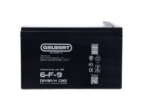 Аккумулятор для ИБП Gelbert 6-F-9 (12V9A/H C20) в Екатеринбурге - avtopogruzchiki.com