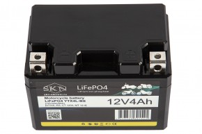Аккумулятор для мототехники SKN LiFePO4 YTX4L-BS (12V/4Ah/50A) [UTX4L-BS, CT 1204, MT 12-4] в Екатеринбурге - avtopogruzchiki.com