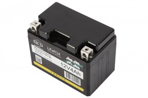 Аккумулятор для мототехники SKN LiFePO4 YTX4L-BS (12V/4Ah/50A) [UTX4L-BS, CT 1204, MT 12-4] в Екатеринбурге - avtopogruzchiki.com
