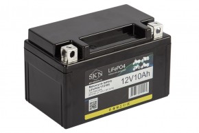 Аккумулятор для мототехники SKN LiFePO4 YTZ10S (12V/10Ah/190A) [UTZ10S, CT 1210.1, MT 12-10] в Екатеринбурге - avtopogruzchiki.com