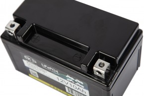 Аккумулятор для мототехники SKN LiFePO4 YTZ10S (12V/10Ah/190A) [UTZ10S, CT 1210.1, MT 12-10] в Екатеринбурге - avtopogruzchiki.com