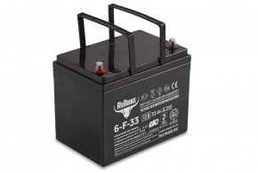 Аккумулятор RuTrike 6-F-33 (12V33A/H C20) - фотография Аккумулятор RuTrike 6-F-33 (12V33A/H C20) в Екатеринбурге - avtopogruzchiki.com