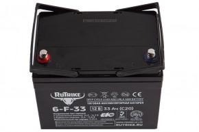 Аккумулятор RuTrike 6-F-33 (12V33A/H C20) в Екатеринбурге - avtopogruzchiki.com