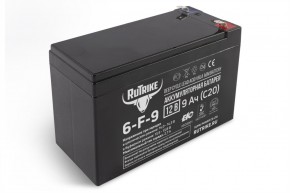 Аккумулятор RuTrike 6-F-9 (12V9A/H C20) в Екатеринбурге - avtopogruzchiki.com
