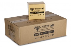 Аккумулятор стартерный для мототехники Rutrike YTX5L-BS (12V/5Ah) (UTX5L-BS, CT 1205, MT 12-5) в Екатеринбурге - avtopogruzchiki.com