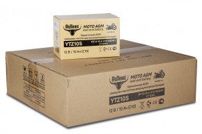 Аккумулятор стартерный для мототехники Rutrike YTZ10S (12V/10Ah) (UTZ10S, CT 1210.1, MT 12-10-A) в Екатеринбурге - avtopogruzchiki.com