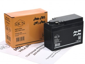 Аккумулятор стартерный для мототехники SKN YTX4A-BS (12V/2,5Ah/45A) [YTR4A-BS, CT 12026] в Екатеринбурге - avtopogruzchiki.com