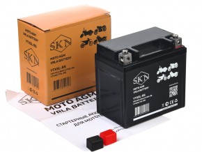 Аккумулятор стартерный для мототехники SKN YTX5L-BS (12V/5Ah/80A) [UTX5L-BS, CT1205, YT5L-BS] в Екатеринбурге - avtopogruzchiki.com