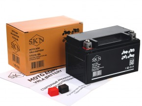 Аккумулятор стартерный для мототехники SKN YTX7A-BS (12V/7Ah/105A) [UTX7A-BS, CT 1207, MT 1207] в Екатеринбурге - avtopogruzchiki.com