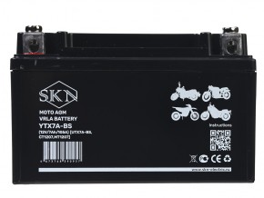 Аккумулятор стартерный для мототехники SKN YTX7A-BS (12V/7Ah/105A) [UTX7A-BS, CT 1207, MT 1207] в Екатеринбурге - avtopogruzchiki.com