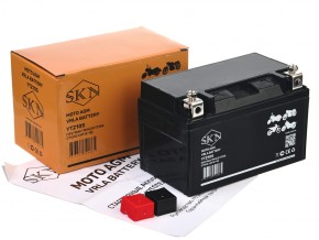 Аккумулятор стартерный для мототехники SKN YTZ10S (12V/10Ah/190A) [UTZ10S, CT 1210.1, MT 12-10] в Екатеринбурге - avtopogruzchiki.com