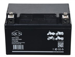 Аккумулятор стартерный для мототехники SKN YTZ10S (12V/10Ah/190A) [UTZ10S, CT 1210.1, MT 12-10] в Екатеринбурге - avtopogruzchiki.com