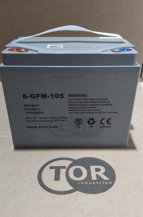 Аккумулятор свинцово-кислотный герм. (GEL) 12В/105Ач 260х170х215 для штаб. CDDR-E//IWS/WS тележ CBDW в Екатеринбурге - avtopogruzchiki.com