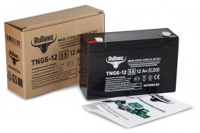Аккумуляторная батарея RuTrike TNG6-12 (6V12A/H C20) в Екатеринбурге - avtopogruzchiki.com