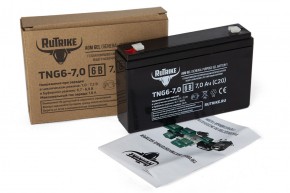 Аккумуляторная батарея RuTrike TNG6-7,0 (6V7,0A/H C20) в Екатеринбурге - avtopogruzchiki.com