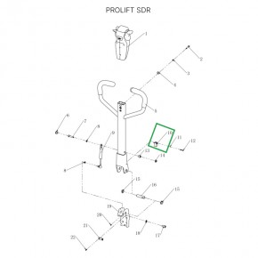 Датчик положения ручки для штабелеров SDR 1-1,2 т, SDR1635, для тележек SD15 в Екатеринбурге - avtopogruzchiki.com
