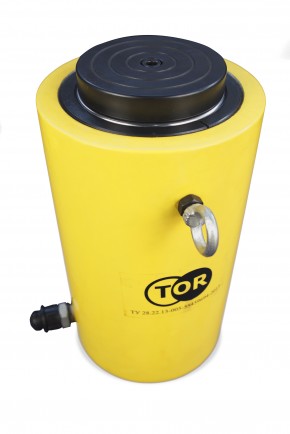 Домкрат гидравлический телескопический TOR HHYG-15510D (ДТ15Г510) 15 т (3 уровня) в Екатеринбурге - avtopogruzchiki.com