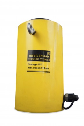 Домкрат гидравлический телескопический TOR HHYG-15510D (ДТ15Г510) 15 т (3 уровня) в Екатеринбурге - avtopogruzchiki.com