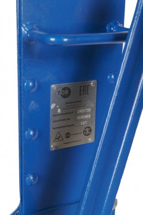 Домкрат реечный TOR ДР 10000 10 т с обрезиненной ручкой в Екатеринбурге - avtopogruzchiki.com