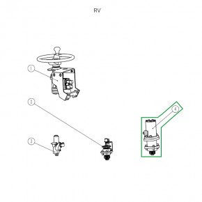 Двигатель рулевого управления в сборе для ричтрака RV (48V/0,6 кВт/АС) в Екатеринбурге - avtopogruzchiki.com