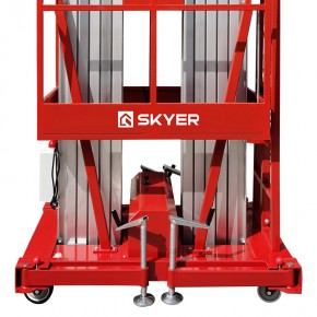 Двухмачтовый подъемник SKYER GTWY8-200 AC/DC в Екатеринбурге - avtopogruzchiki.com