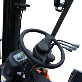 Электрический вилочный погрузчик CPD25-HА2 с тремя линиями гидравлики в Екатеринбурге - avtopogruzchiki.com