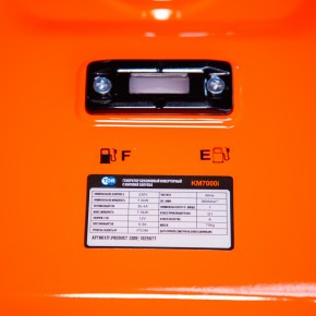 Генератор бензиновый инверторный 7,0 кВт 220В 25 л с электростартером TOR KM7000i в Екатеринбурге - avtopogruzchiki.com