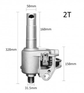 Гидроузел в сборе для тележек гидравлических AC/JC 2 т неразборный (Oil pump Assembly) в Екатеринбурге - avtopogruzchiki.com