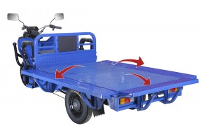 Грузовой электрический трицикл Rutrike Габарит 1700 60V1200W в Екатеринбурге - avtopogruzchiki.com