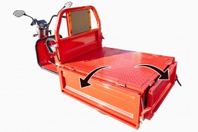 Грузовой электротрицикл Rutrike Амулет 1100 60V650W в Екатеринбурге - avtopogruzchiki.com