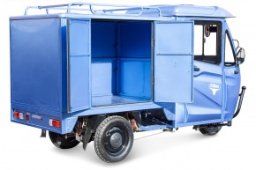 Грузовой электротрицикл Rutrike КАРГО Кабина Дуал в Екатеринбурге - avtopogruzchiki.com