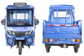 Грузовой электротрицикл Rutrike КАРГО Кабина обогрев 1500 60V1000W в Екатеринбурге - avtopogruzchiki.com