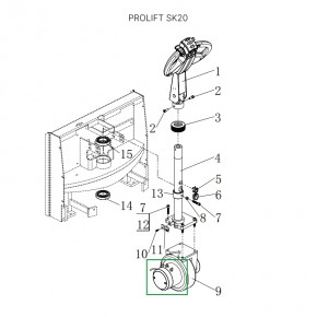 Катушка электромагнитного тормоза для штабелеров SDR/SDK 1.5-2 т, для тележек SK20 в Екатеринбурге - avtopogruzchiki.com