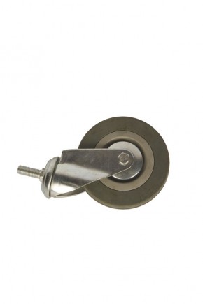 Колесо аппаратное поворотное SCtg 55 120 мм с болтом (серое) (F) в Екатеринбурге - avtopogruzchiki.com