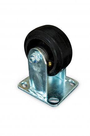 Колесо большегрузное неповоротное FCd 46 100 мм обрезиненное (N) в Екатеринбурге - avtopogruzchiki.com